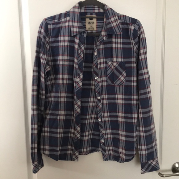 Tops | Levis Womens Flannel | Poshmark